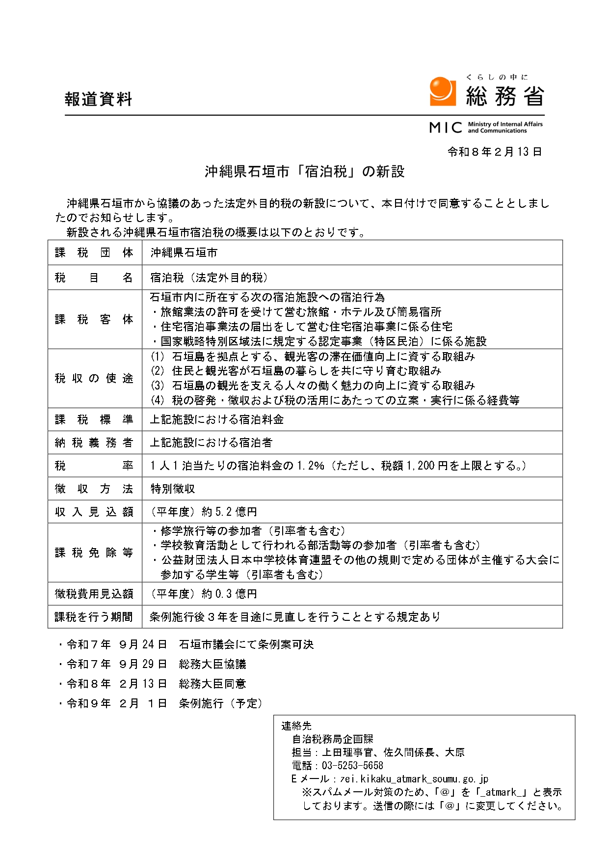 MinistryofInternalAffairsandCommunicationspressrelease