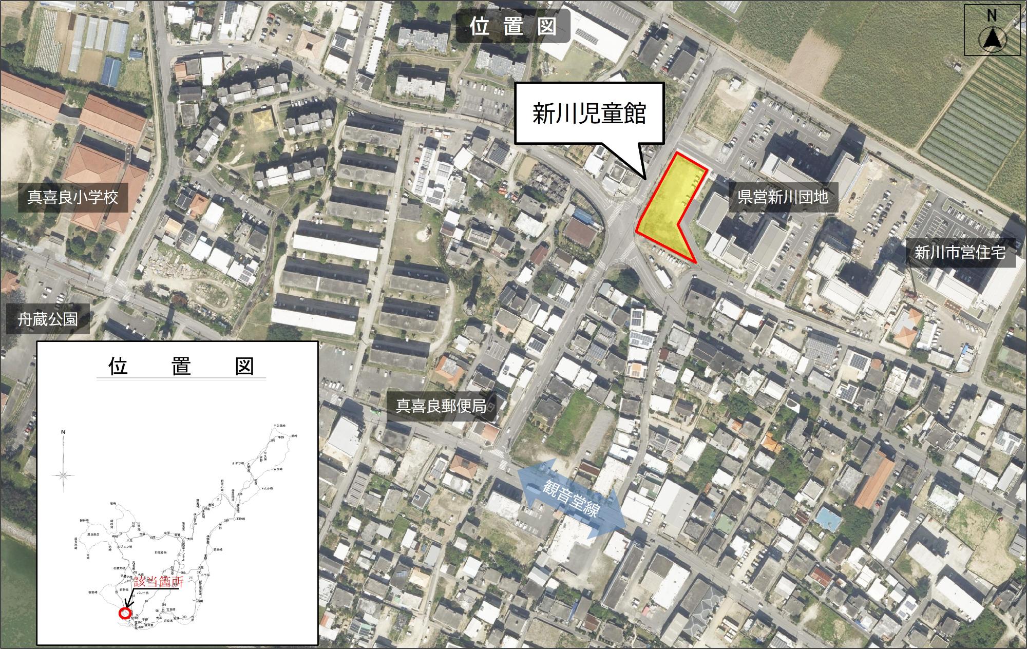 石垣市新川児童館位置