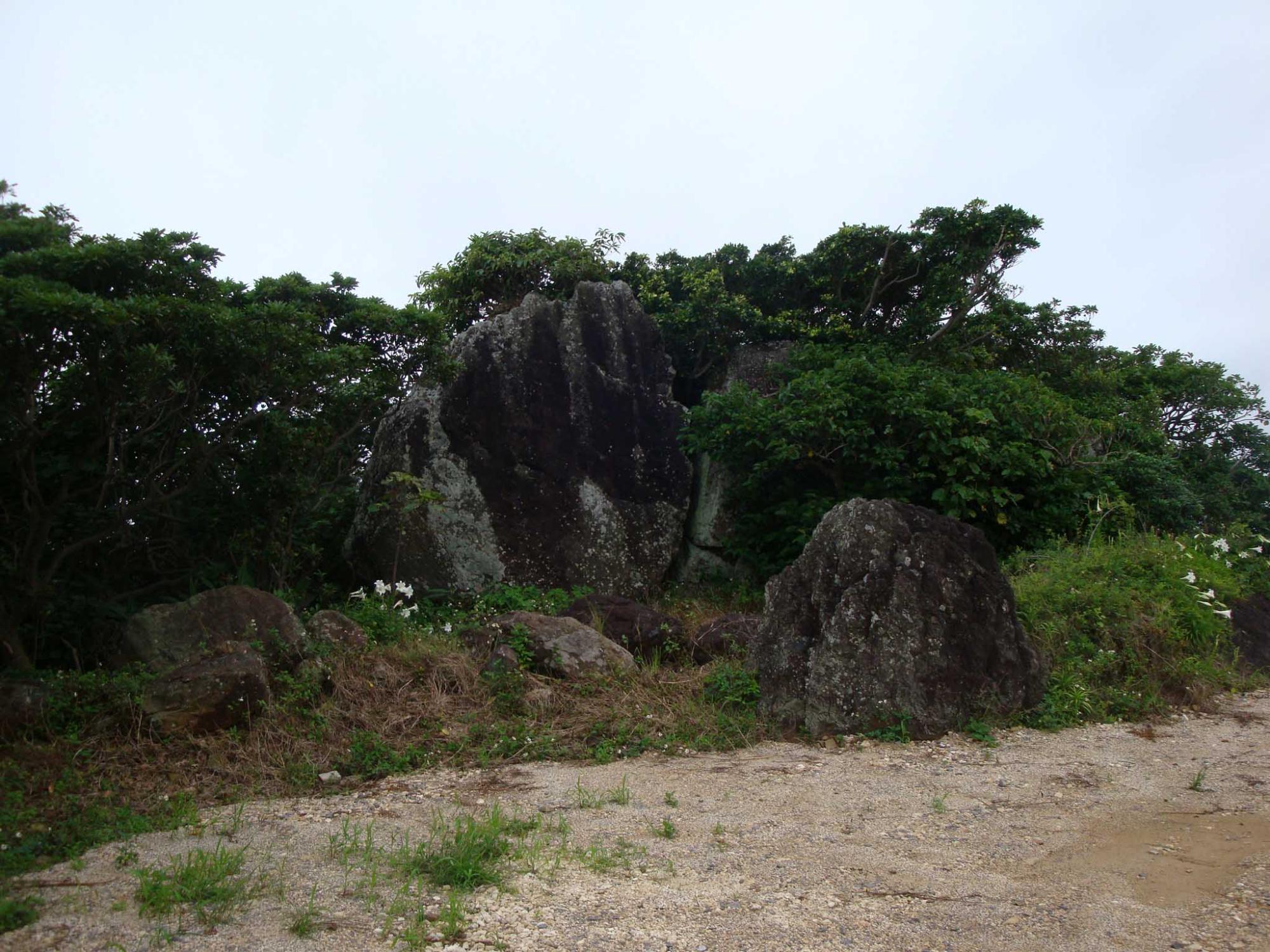 宮良タフナー原にあるタコラサー石.jpg