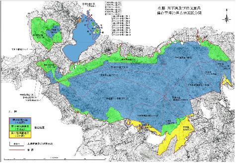 名勝「川平湾及び於茂登岳」保存管理区分図
