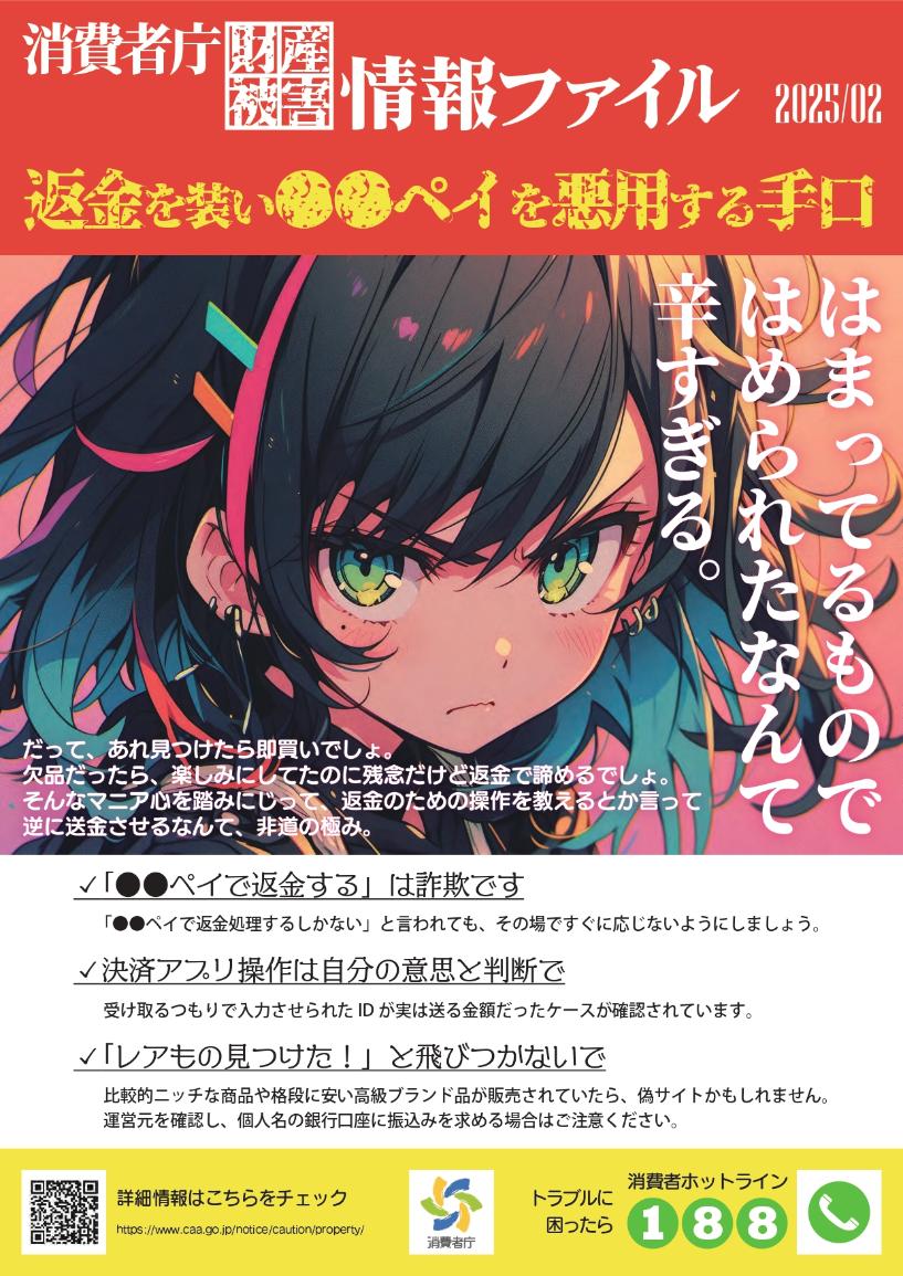 消費者庁からの注意喚起