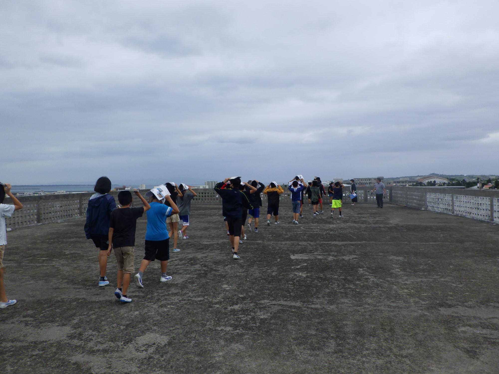 令和2年度沖縄県広域地震･津波避難訓練1