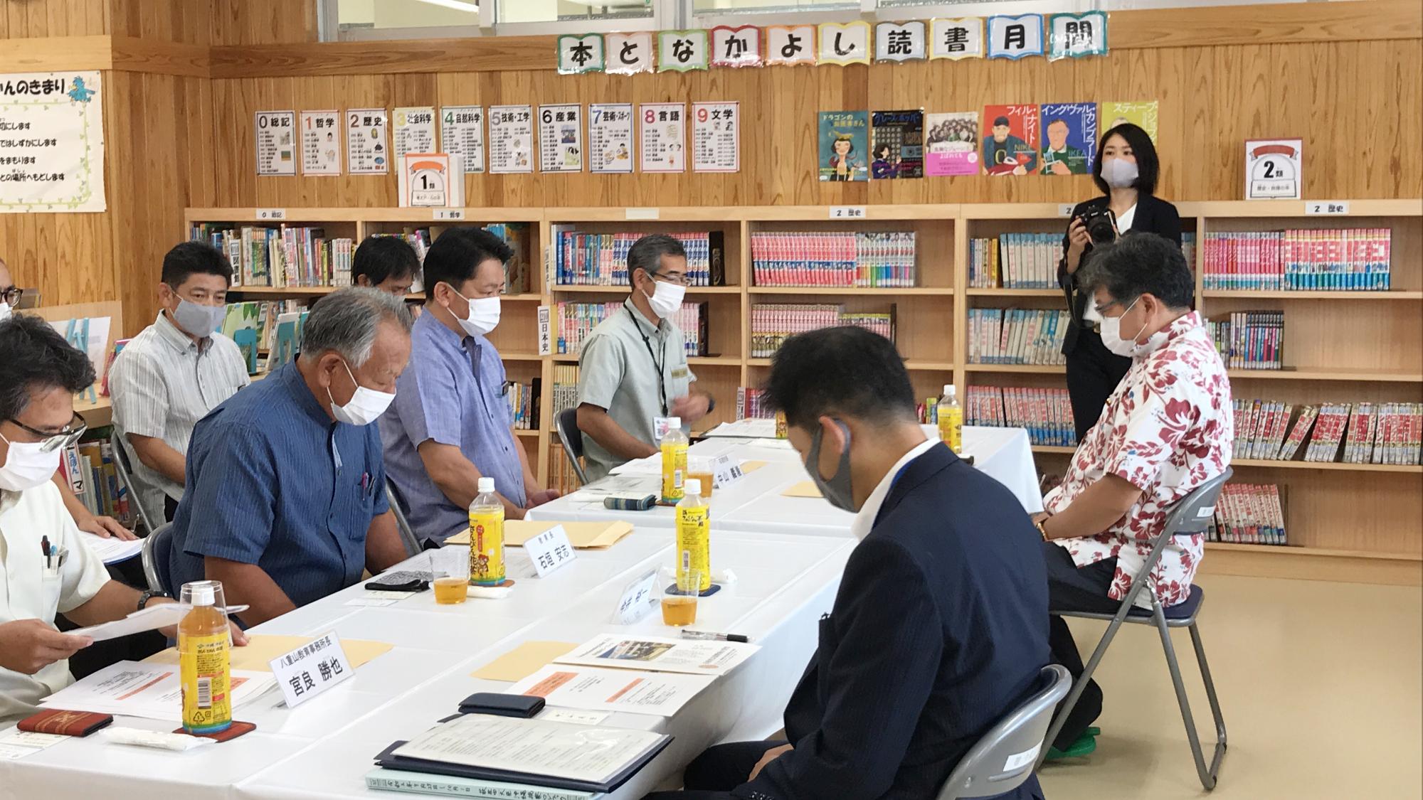 萩生田文部科学大臣来島1