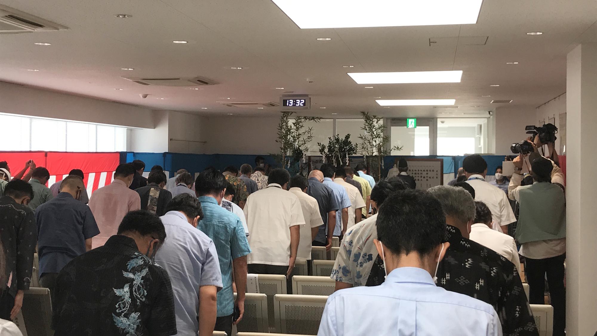新石垣空港国際線旅客ターミナルビル増改築工事起工式1