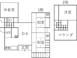 新栄町市営住宅間取り図