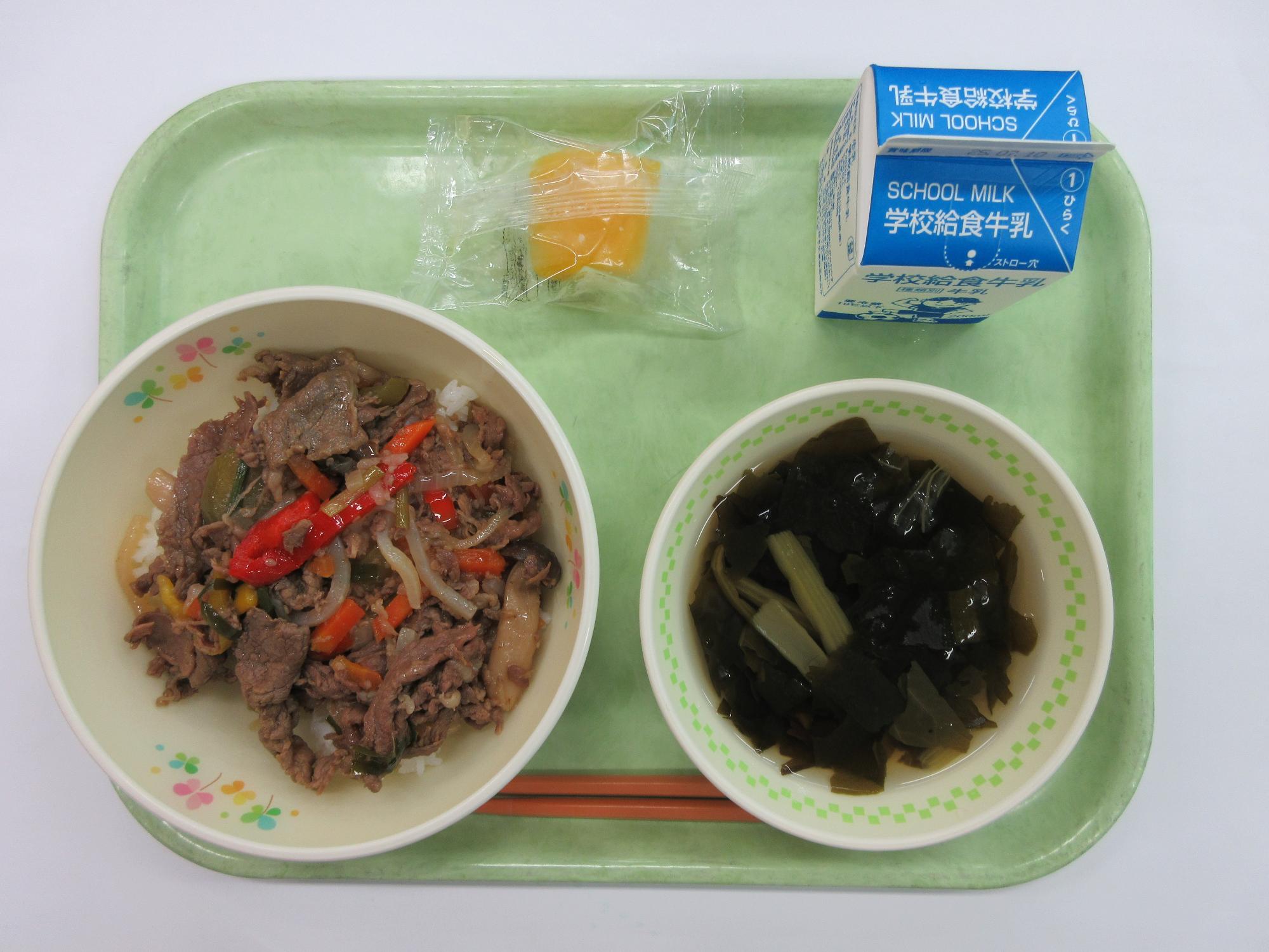 令和7年度7月3日献立（美崎牛）