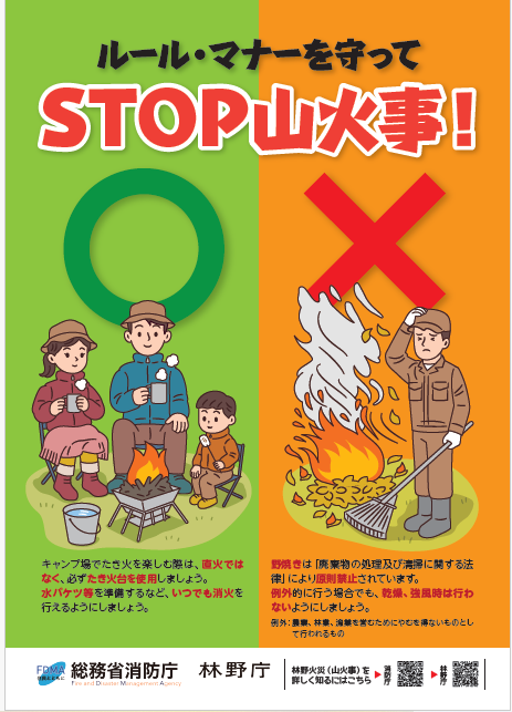 STOP!山火事