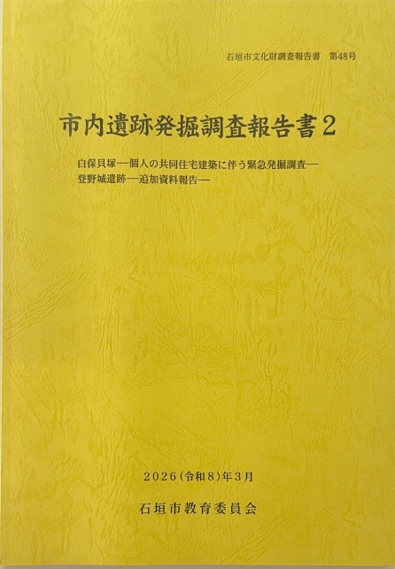 市内遺跡発掘調査報告書2